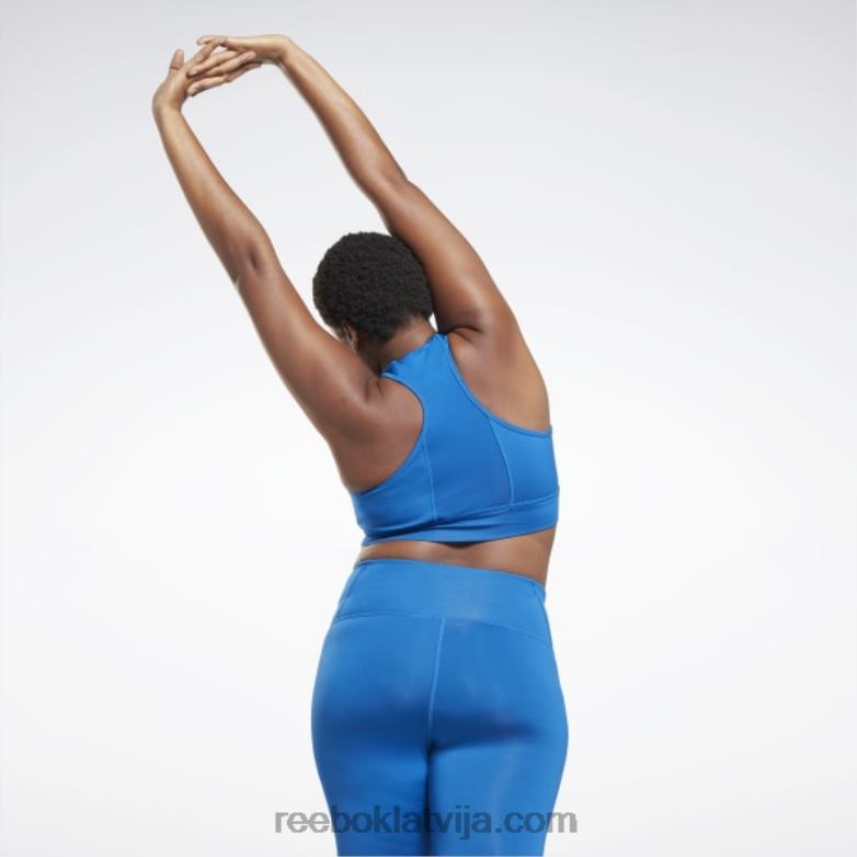Running Essentials augstas ietekmes krūšturis (plus izmēra) sievietes 0T464844 Reebok vektors zils
