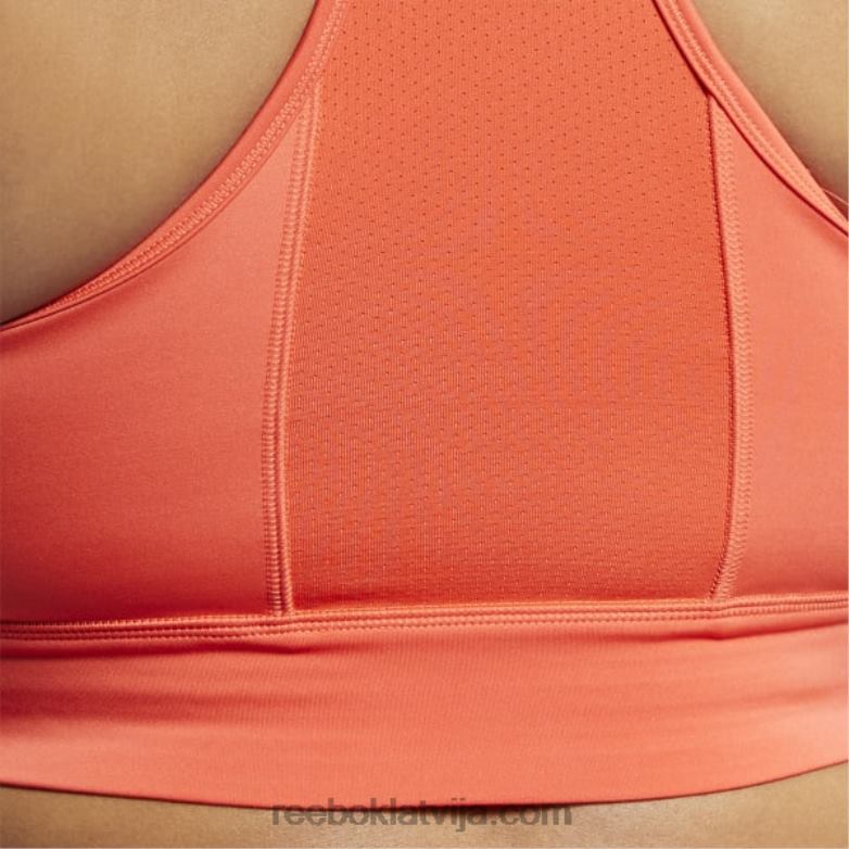 Running Essentials sporta krūšturis (plus izmērs) sievietes 0T464623 Reebok dinamiski sarkans