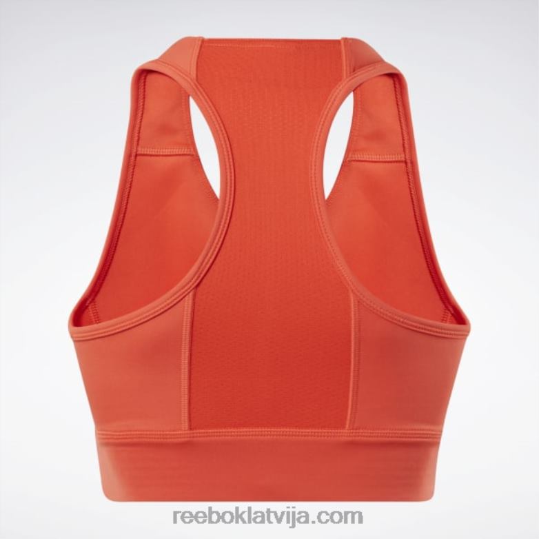 Running Essentials sporta krūšturis (plus izmērs) sievietes 0T464623 Reebok dinamiski sarkans