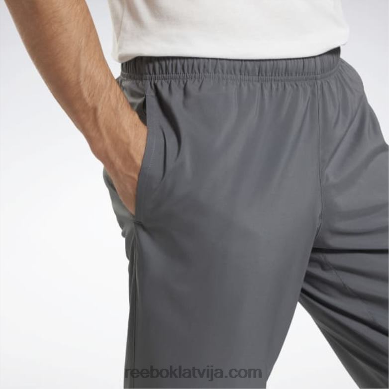 apmācībai nepieciešamās austas bikses bez odere vīriešiem 0T4641097 Reebok auksti pelēks 6