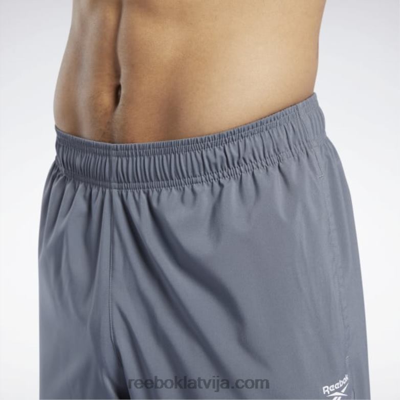 apmācībai nepieciešamās austas bikses bez odere vīriešiem 0T4641097 Reebok auksti pelēks 6