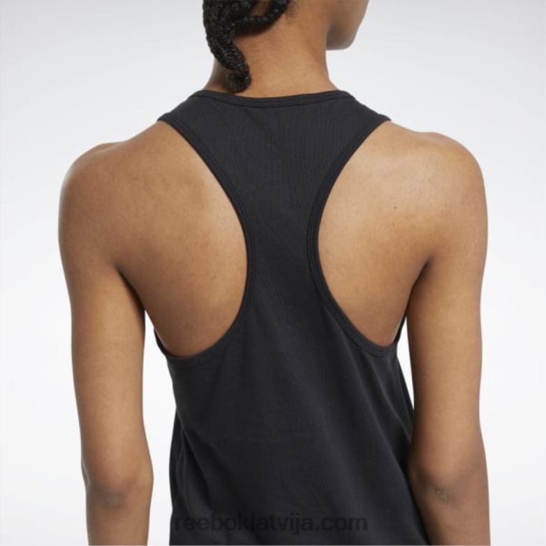 apmācības pamatprincipu grafiskais tops sievietes 0T464973 Reebok melns