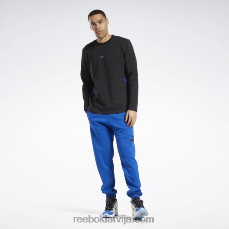 atbildi nevienam ar garām piedurknēm t-kreklu vīriešiem 0T4641264 Reebok melns