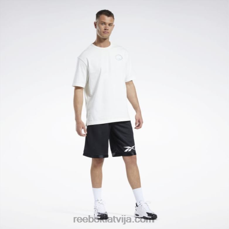 basketbola tīkla šorti vīriešiem 0T4641245 Reebok melns