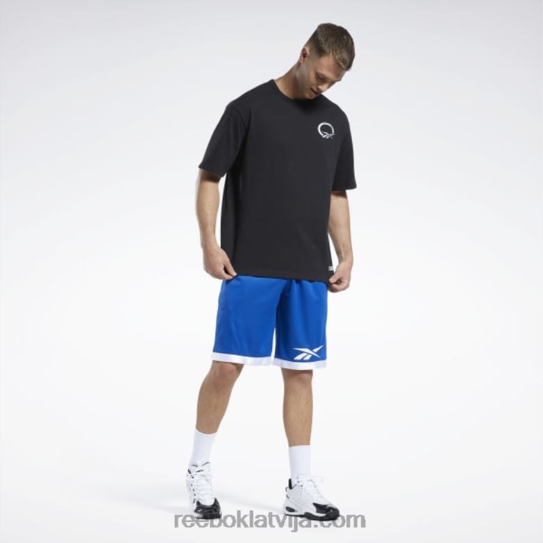 basketbola tīkla šorti vīriešiem 0T4641319 Reebok vektors zils