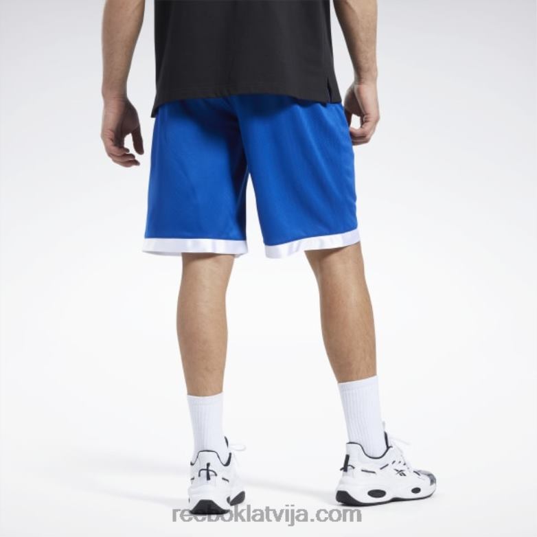 basketbola tīkla šorti vīriešiem 0T4641319 Reebok vektors zils