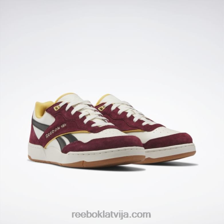 bb 4000 ii basketbola apavi0T464143 Reebok vintage chalk s23-r/classic burgundy/core black