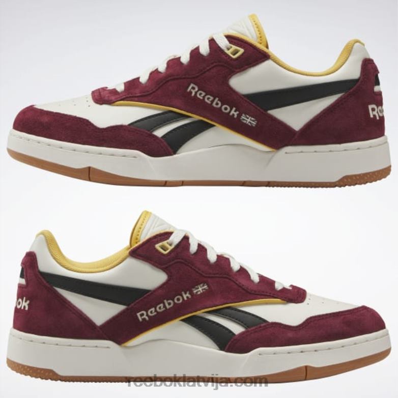 bb 4000 ii basketbola apavi0T464143 Reebok vintage chalk s23-r/classic burgundy/core black