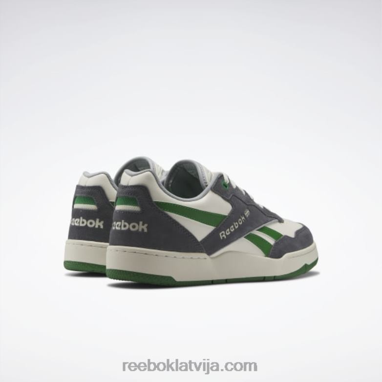 bb 4000 ii basketbola apavi0T46485 Reebok klasisks balts/tīri pelēks 7/glen zaļš