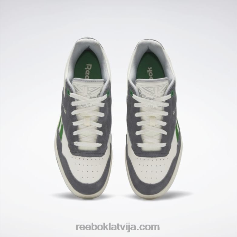 bb 4000 ii basketbola apavi0T46485 Reebok klasisks balts/tīri pelēks 7/glen zaļš
