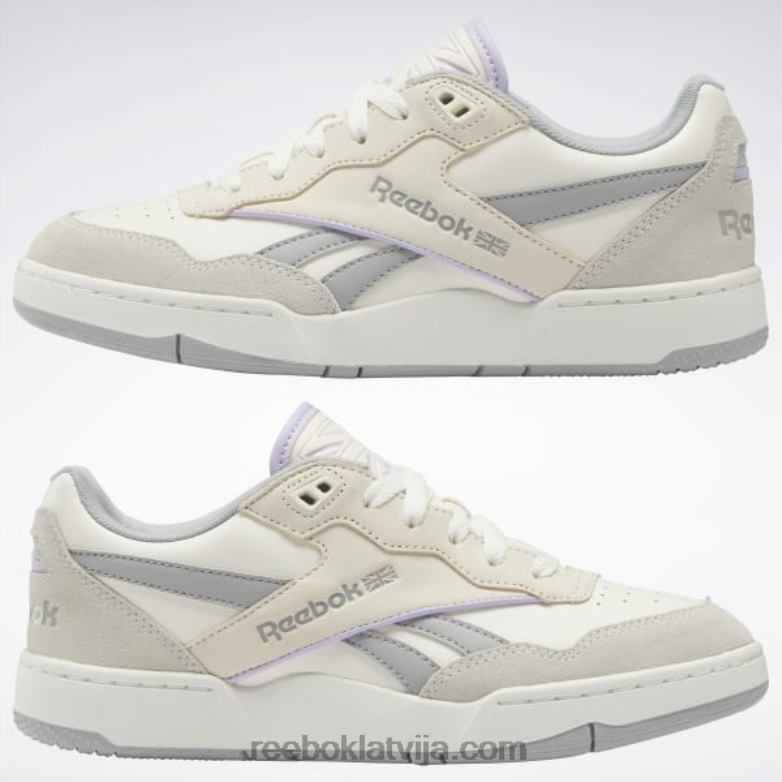 bb 4000 ii sieviešu apavi0T464926 Reebok klasiska balta/tīri pelēka 3/violeta oāze