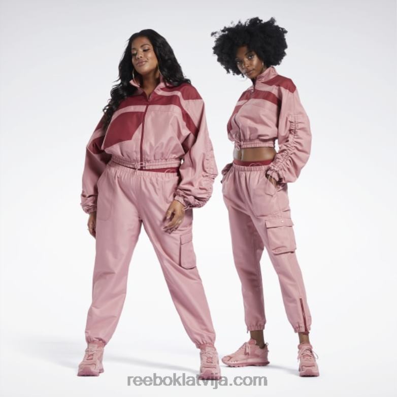 cardi b austa satīna jaka sievietes 0T464170 Reebok smilšaina roze