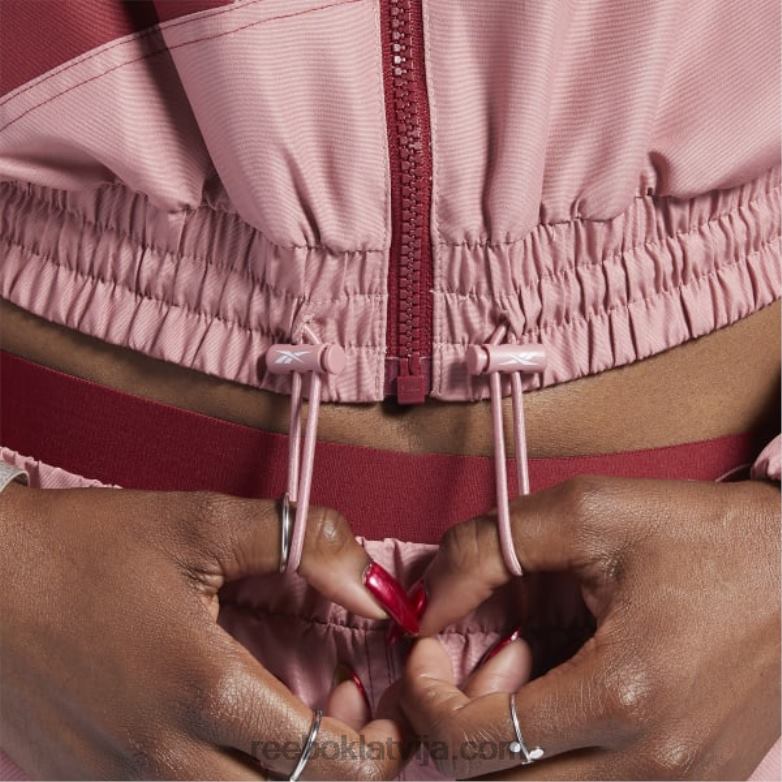 cardi b austa satīna jaka sievietes 0T464170 Reebok smilšaina roze