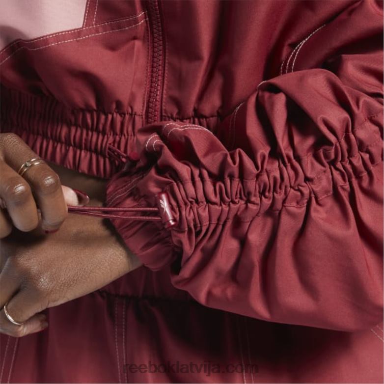 cardi b austa satīna jaka sievietes 0T46470 Reebok triatlons sarkans