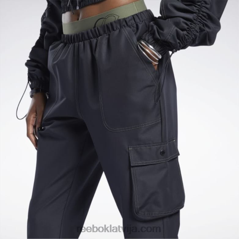 cardi b bikses sievietes 0T46460 Reebok melns