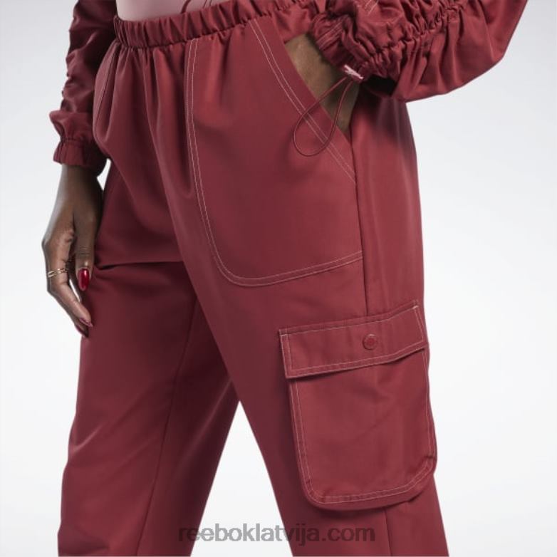 cardi b bikses sievietes 0T464935 Reebok triatlons sarkans