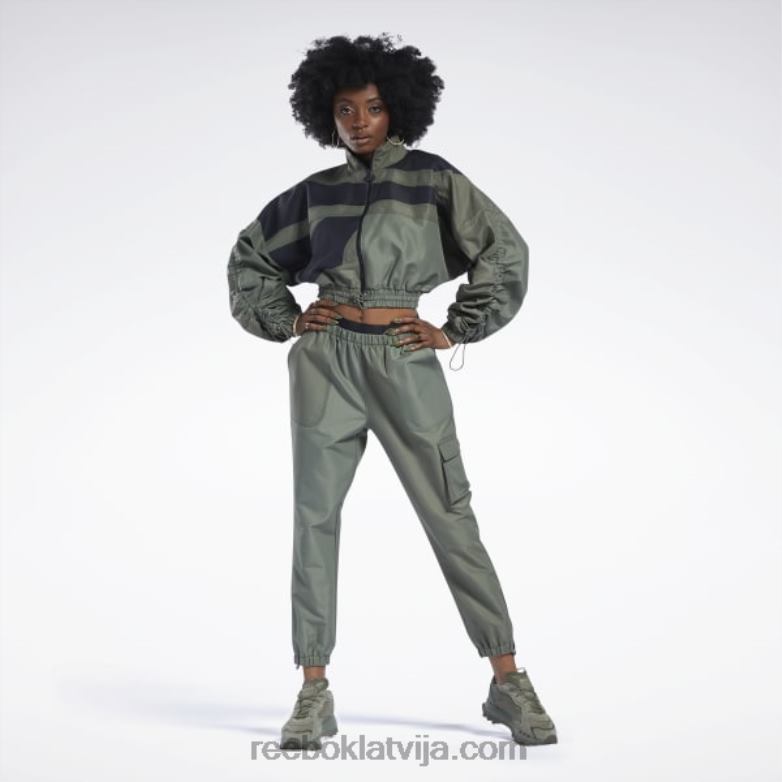 cardi b bikses sievietes 0T464936 Reebok mednieks zaļš