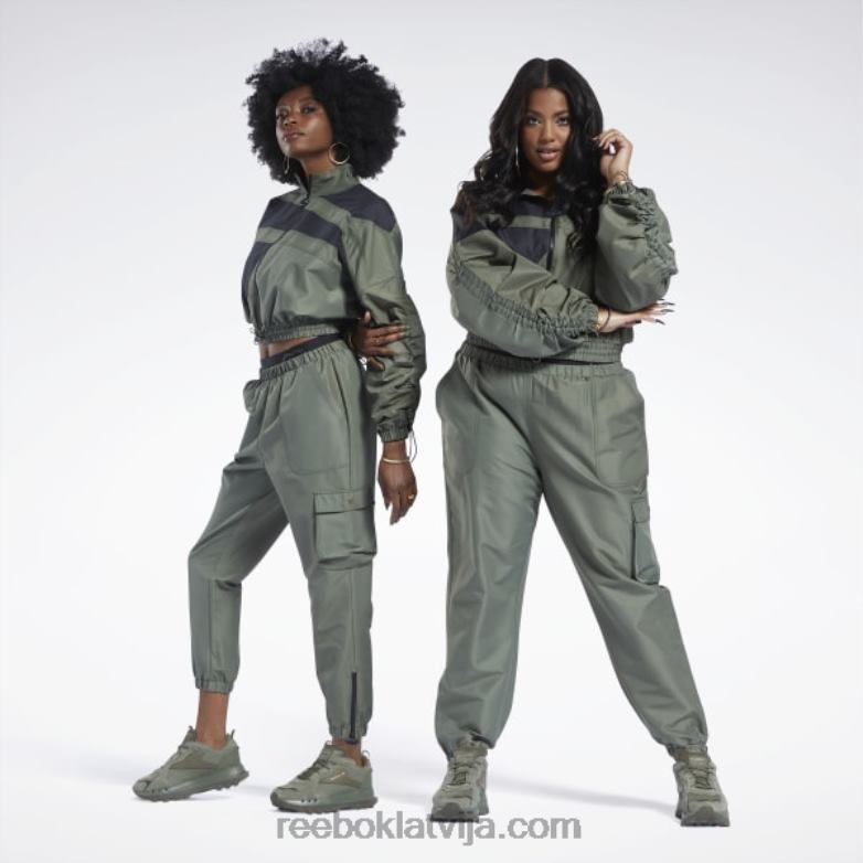 cardi b bikses sievietes 0T464936 Reebok mednieks zaļš