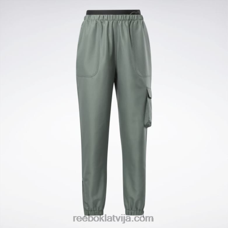 cardi b bikses sievietes 0T464936 Reebok mednieks zaļš