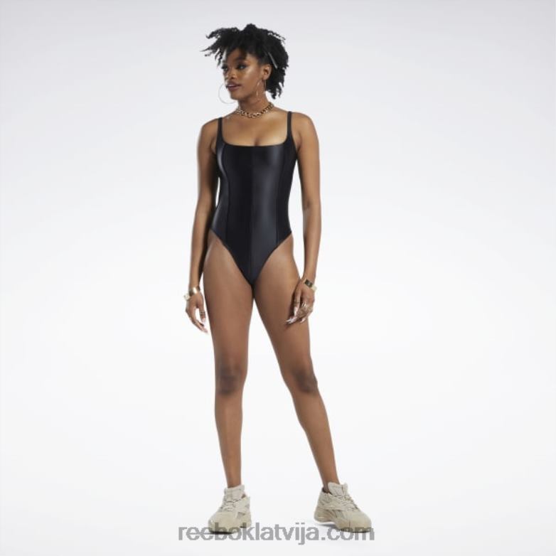 cardi b bodijs sievietes 0T464668 Reebok melns