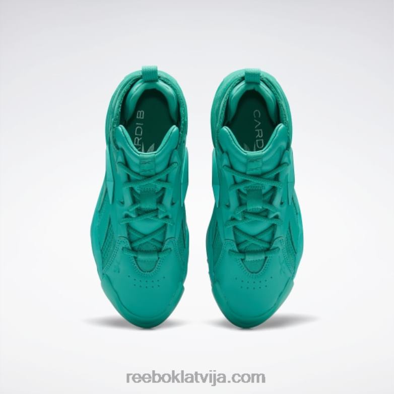 cardi b club c v2 sieviešu apavi0T464187 Reebok smaragds