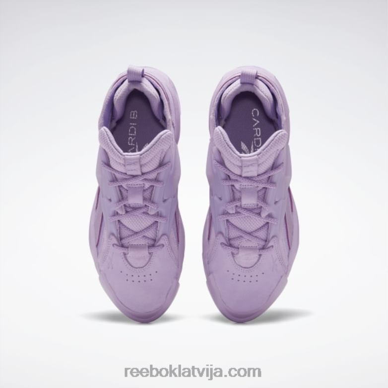 cardi b club c v2 sieviešu apavi0T464421 Reebok neizpratnē violets