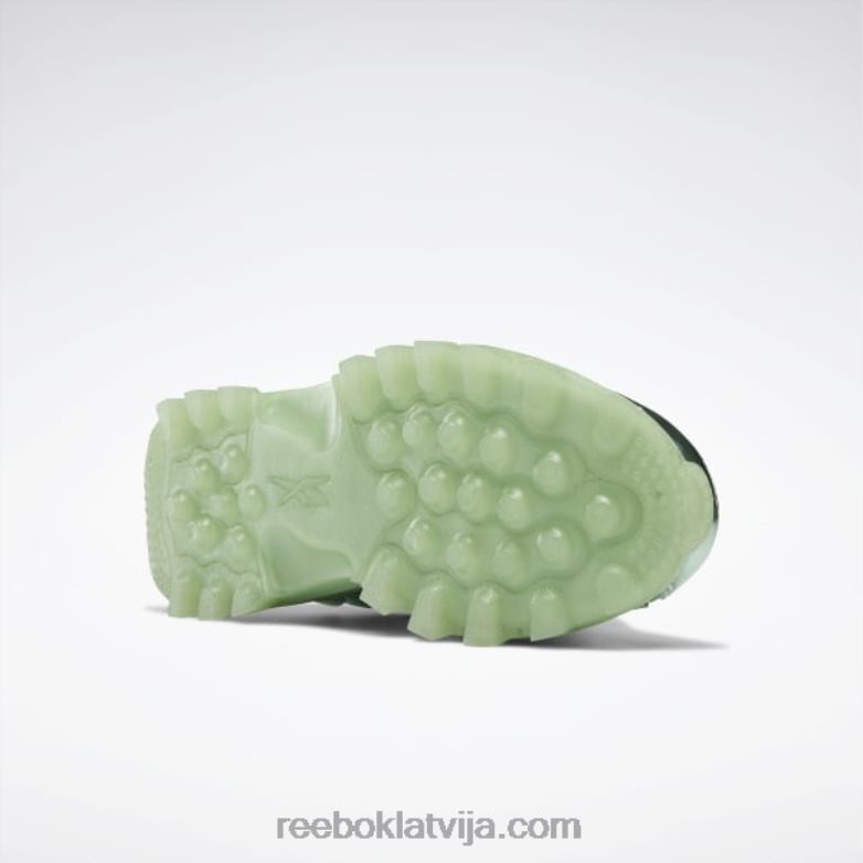 cardi b klasiskās ādas apavi - klases skola bērni 0T4641455 Reebok puspikseļu piparmētra/sudraba met