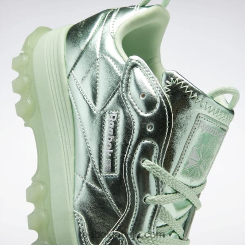 cardi b klasiskās ādas apavi - klases skola bērni 0T4641455 Reebok puspikseļu piparmētra/sudraba met