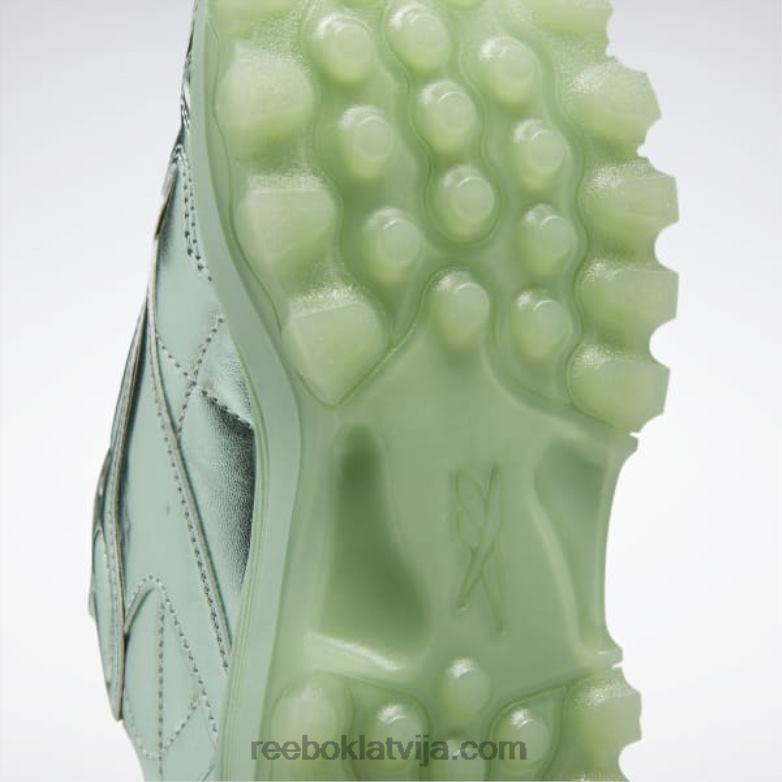 cardi b klasiskās ādas apavi - klases skola bērni 0T4641455 Reebok puspikseļu piparmētra/sudraba met