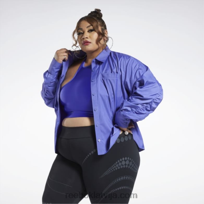 cardi b top (plus izmērs) sievietes 0T464361 Reebok violeta noskaņa