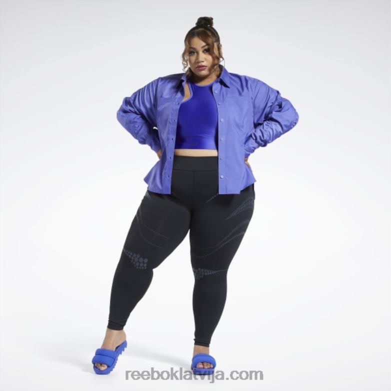 cardi b top (plus izmērs) sievietes 0T464361 Reebok violeta noskaņa