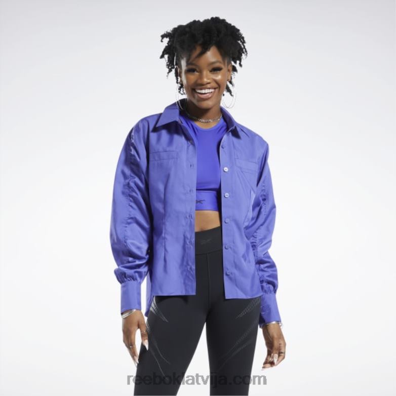 cardi b top sievietes 0T464457 Reebok violeta noskaņa