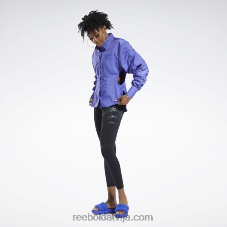 cardi b top sievietes 0T464457 Reebok violeta noskaņa