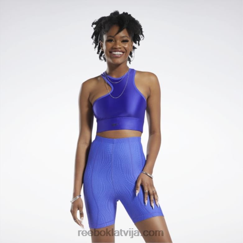 cardi b viena pleca crop tank top sievietes 0T464431 Reebok ultima violeta