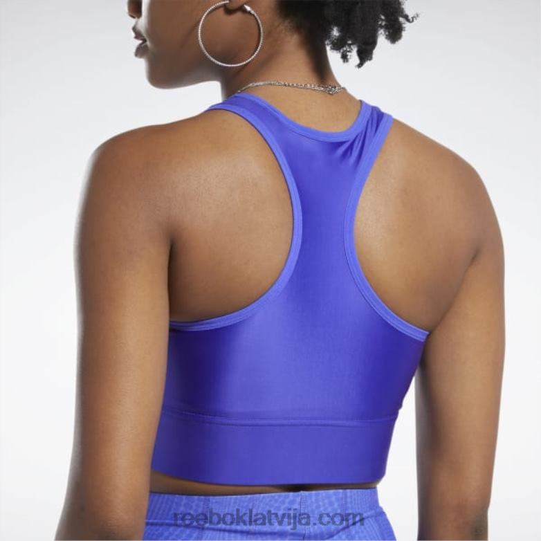 cardi b viena pleca crop tank top sievietes 0T464431 Reebok ultima violeta