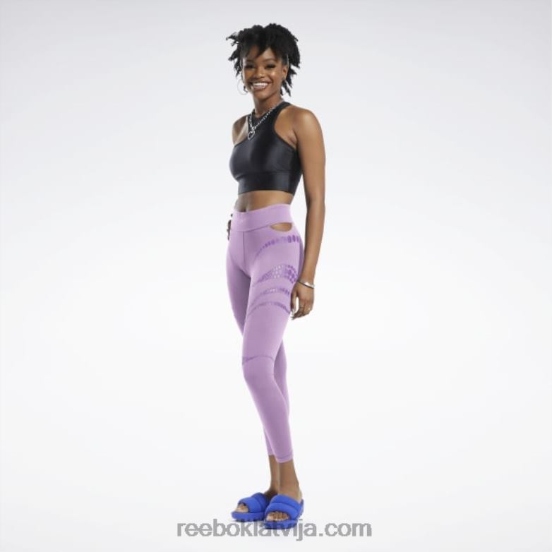 cardi b zeķubikses sievietes 0T464338 Reebok neizpratnē violets