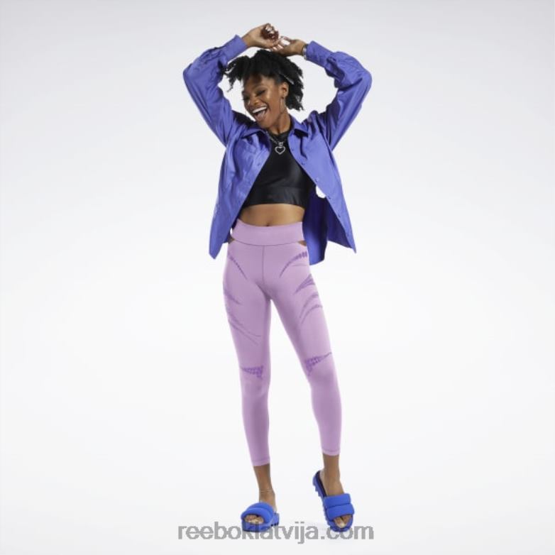 cardi b zeķubikses sievietes 0T464338 Reebok neizpratnē violets