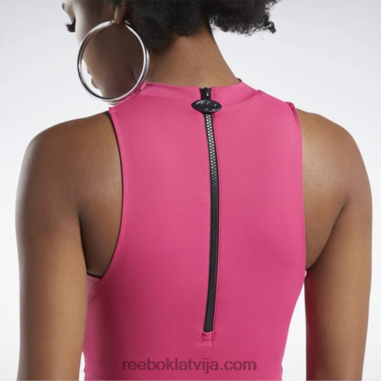 cardi b ķermeņa slānis sievietes 0T464440 Reebok rozā fusion/melns