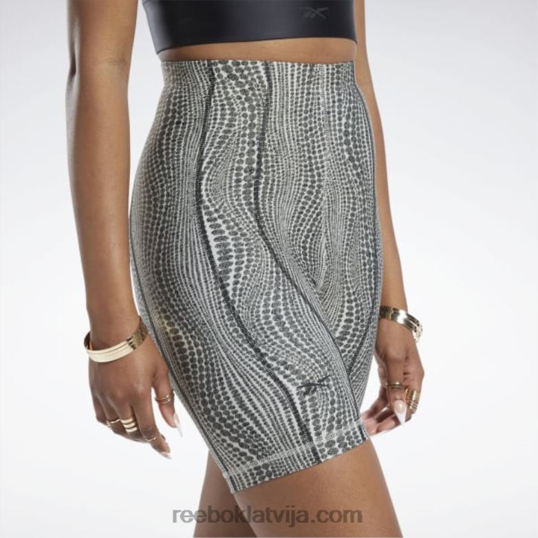 cardi b šorti ar augstu vidukli sievietes 0T464719 Reebok moderns bēšs