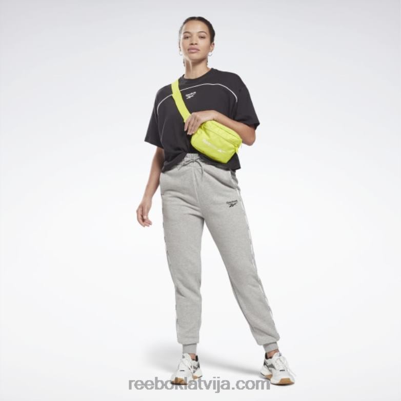 cauruļu t-krekls sievietes 0T464696 Reebok melns