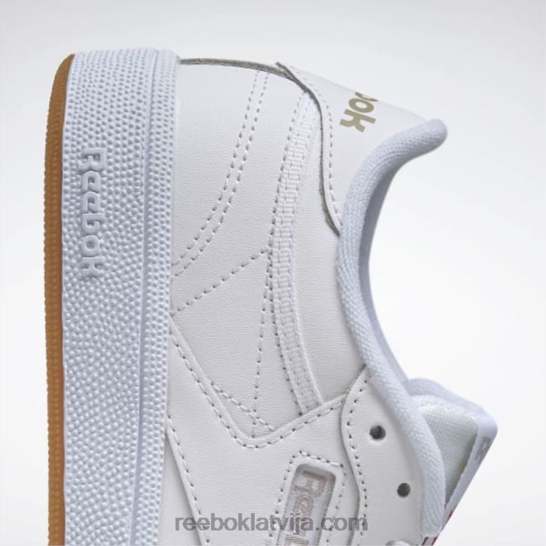 club c 85 apavi sievietes 0T46457 Reebok balts/gaiši pelēks/gumija