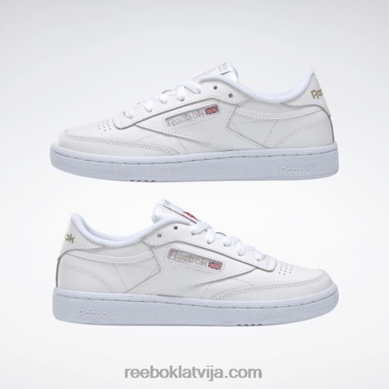 club c 85 apavi sievietes 0T46469 Reebok balts/gaiši pelēks
