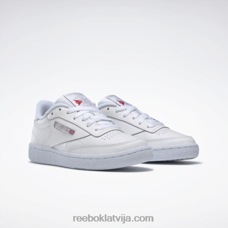club c 85 apavi sievietes 0T46469 Reebok balts/gaiši pelēks
