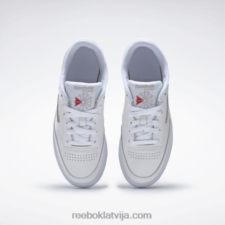club c 85 apavi sievietes 0T46469 Reebok balts/gaiši pelēks