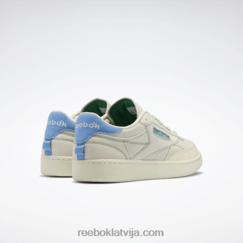 club c 85 apavi0T464326 Reebok krīts/alabastrs/glenzaļš