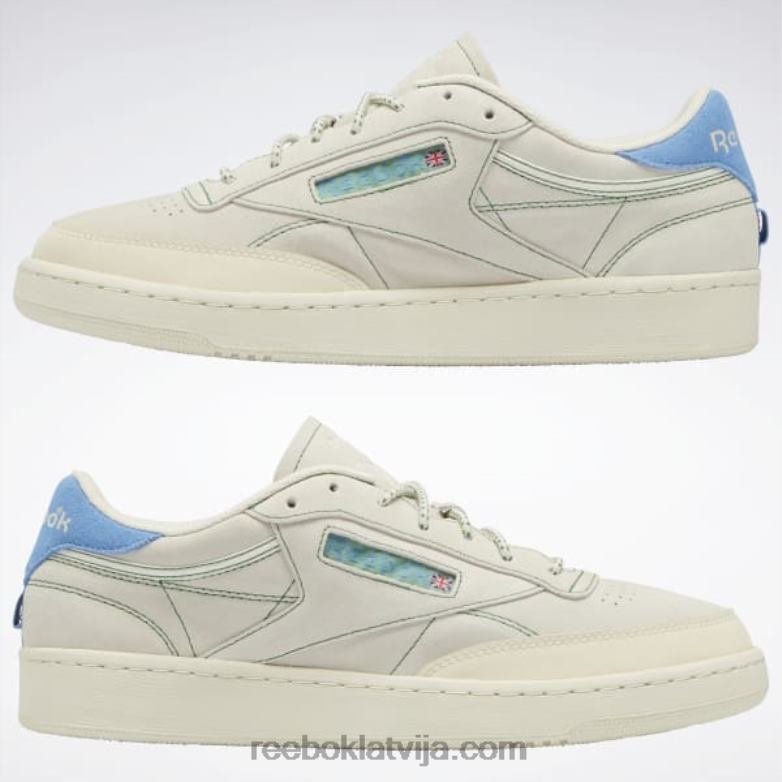club c 85 apavi0T464326 Reebok krīts/alabastrs/glenzaļš
