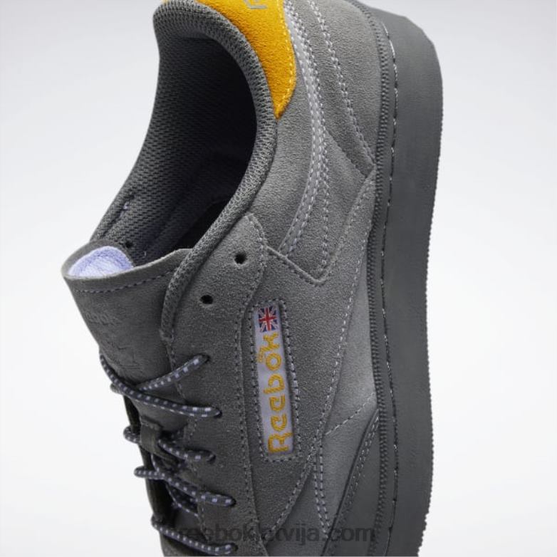club c 85 apavi0T464384 Reebok tīri pelēks 6/tīri pelēks 7/ceriņu mirdzums