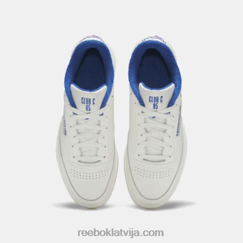 club c 85 apavi0T464798 Reebok krīts/vektors zils/vektorsarkans