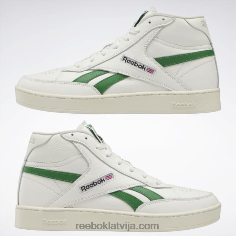 club c 85 forma hi shoes0T464269 Reebok krīts/alabastrs/glenzaļš