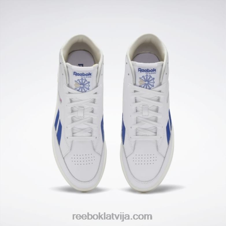 club c 85 forma hi shoes0T464378 Reebok ftwr balts/krīts/vektorzils